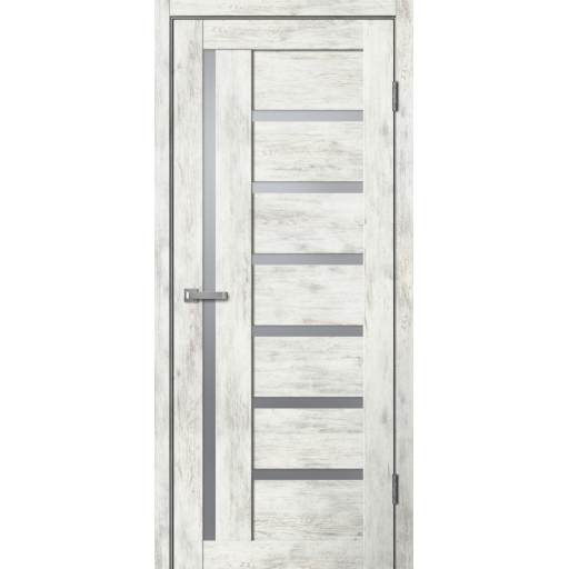 Дверь межкомнатная Сибирь Профиль Барн 4 Ель альпийская, стекло белое матовое